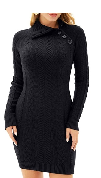 Women  turtle neck sweater Long sleeve pullover - Picture 2 of 4